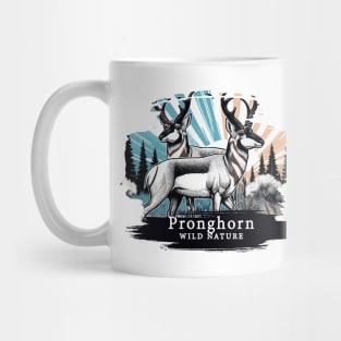 Pronghorn - WILD NATURE - PRONGHORN -12 Mug